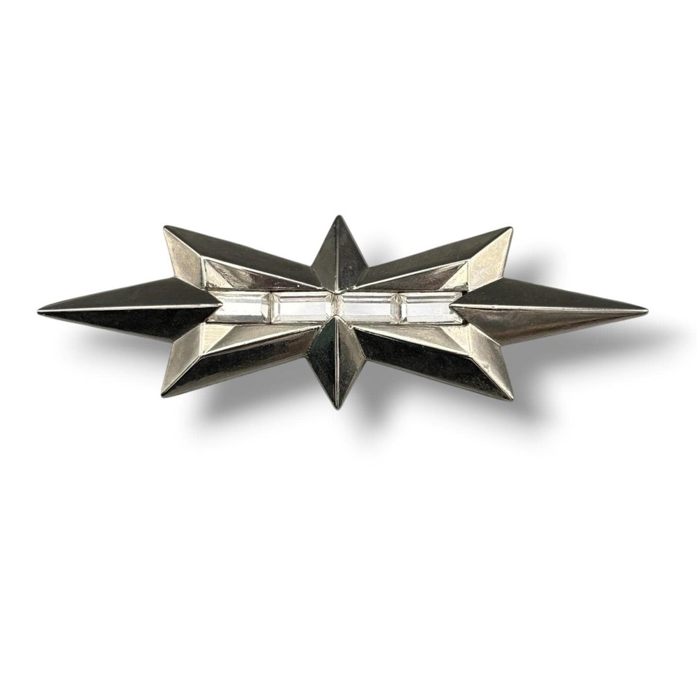Vintage Thierry Mugler Brooch Starburst MCM Star Pin RARE
